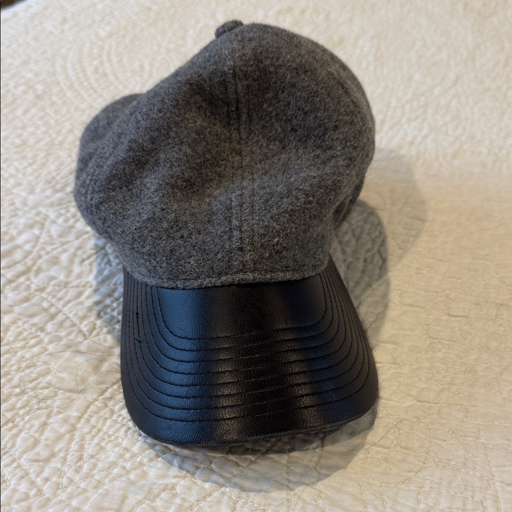 J. Crew Gray and Black Cap